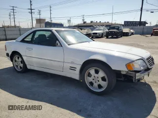 2001 Mercedes-Benz SL-Class with VIN WDBFA68F51F197926, listed as a Copart auction lot 73320134 with 227,868 mi miles and Salvage Title. Bid and sale history available at carsss.com. Image 4.