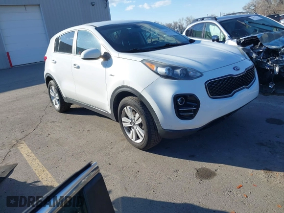 2017 Kia Sportage LX with VIN KNDPMCAC0H7119781, listed as a IAAI auction lot 41841318 with 120,902 mi miles and . Bid and sale history available at carsss.com. Image 1.