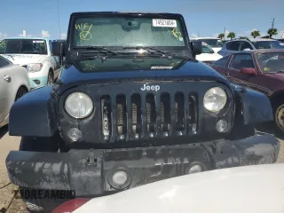2014 Jeep Wrangler Sahara with VIN 1C4AJWBG3EL258582, listed as a Copart auction lot 74921604 with 17,777 mi miles and Non Repairable. Bid and sale history available at DreamBid. Image 5.