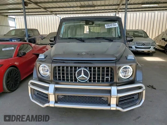 2020 Mercedes-Benz G 63 AMG with VIN W1NYC7HJ6LX364430, listed as a Copart auction lot 59048104 with 22,568 mi miles and Salvage Title. Bid and sale history available at DreamBid. Image 11.