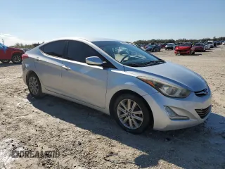 2015 Hyundai Elantra SE with VIN 5NPDH4AE6FH554537, listed as a Copart auction lot 41907465 with 106,131 mi miles and Salvage Title. Bid and sale history available at DreamBid. Image 4.