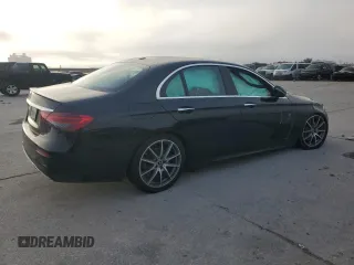 2022 Mercedes-Benz E-Class E 350 with VIN W1KZF8DB8NB087213, listed as a Copart auction lot 86540814 with 41,911 mi miles and Salvage Title. Bid and sale history available at carsss.com. Image 3.