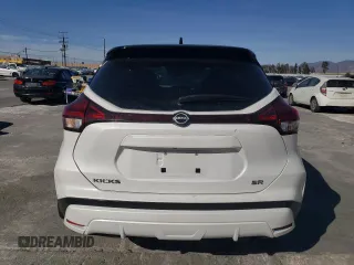2023 Nissan Kicks SR with VIN 3N1CP5DV7PL497723, listed as a Copart auction lot 41470145 with 34,350 mi miles and Salvage Title. Bid and sale history available at carsss.com. Image 6.