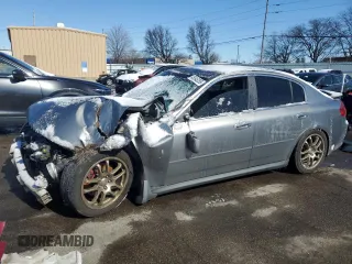 2005 Infiniti G35 Sedan with VIN JNKCV51E45M211402, listed as a Copart auction lot 45543255 with 0 mi miles and Salvage Title. Bid and sale history available at carsss.com. Image 1.