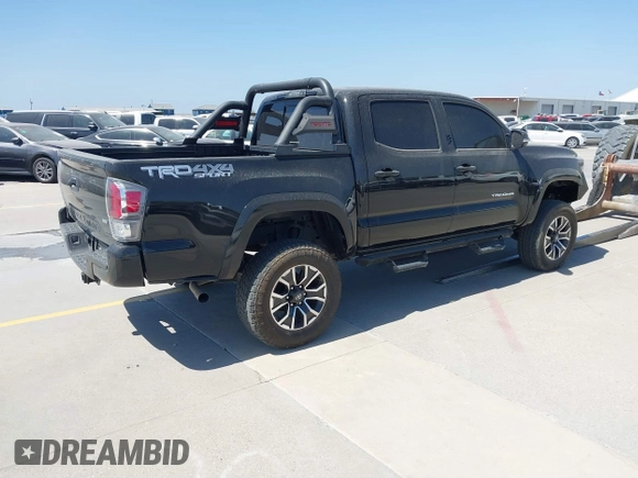 2023 Toyota Tacoma 4WD SR with VIN 3TYCZ5AN0PT110522, listed as a IAAI auction lot 41740128 with 45,115 mi miles. Bid and sale history available at carsss.com. Image 4.