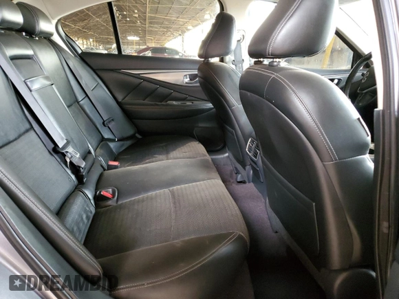 2018 Infiniti Q50 Luxe z VIN JN1EV7AR0JM444036, wystawiony jako Copart lot #49555055 z przebiegiem 76 319 mil mil oraz Czysty tytuł • Clean title. Historia ofert i sprzedaży dostępna na DreamBid. Obrazek 10.