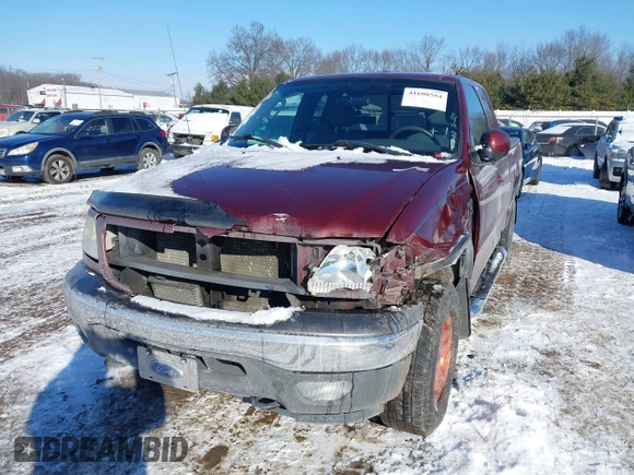 2003 Ford F-150 XL with VIN 1FTRX18L33NB00026, listed as a IAAI auction lot 41608554 with 161,877 mi miles. Bid and sale history available at carsss.com. Image 17.