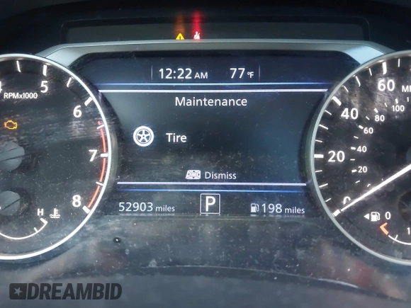 2022 Nissan Altima SR with VIN 1N4BL4CV6NN404337, listed as a IAAI auction lot 41856649 with 52,903 mi miles and . Bid and sale history available at DreamBid. Image 16.
