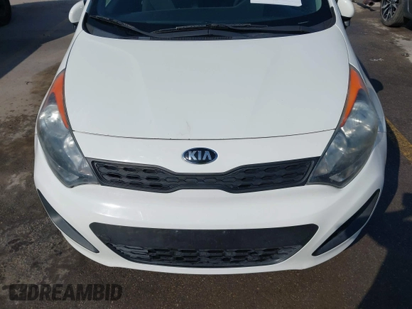 2015 Kia Rio LX with VIN KNADM5A39F6500074, listed as a IAAI auction lot 41871224 with 126,209 mi miles. Bid and sale history available at carsss.com. Image 6.