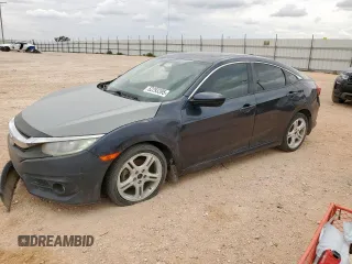 2016 Honda Civic EX-T with VIN 19XFC1F30GE015608, listed as a Copart auction lot 62293395 with 80,812 mi miles and Clean title. Bid and sale history available at DreamBid. Image 1.