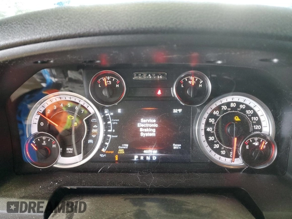 2021 Ram 1500 SLT with VIN 1C6RR7GT9MS514324, listed as a Copart auction lot 45185294 with 40,371 mi miles and Salvage title. Bid and sale history available at DreamBid. Image 9.