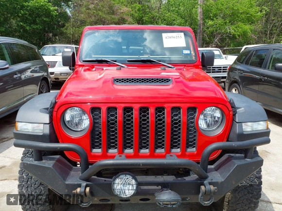 2021 Jeep Gladiator Mojave with VIN 1C6JJTEG6ML533927, listed as a IAAI auction lot 42056253 with 92,317 mi miles and . Bid and sale history available at DreamBid. Image 6.