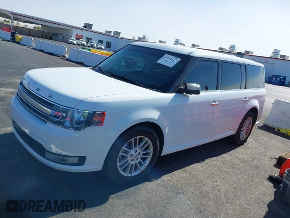 2016 Ford Flex SEL with VIN 2FMHK6C85GBA12635, listed as a IAAI auction lot 40715147 with 104,573 mi miles. Bid and sale history available at carsss.com. Image 14.