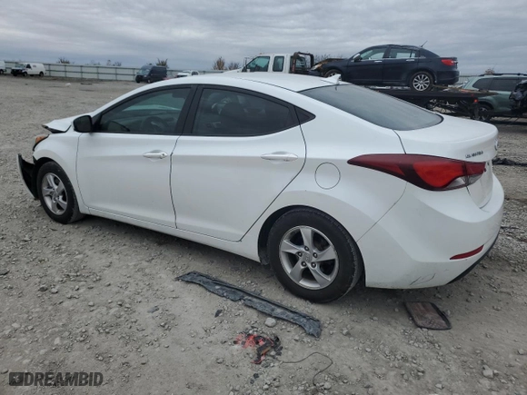 2015 Hyundai Elantra SE with VIN 5NPDH4AE7FH552411, listed as a Copart auction lot 82240104 with 154,121 mi miles and Salvage Title. Bid and sale history available at carsss.com. Image 2.