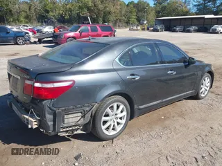 2009 Lexus LS 460 with VIN JTHCL46FX95002294, listed as a IAAI auction lot 40638639 with 227,657 mi miles and . Bid and sale history available at DreamBid. Image 4.