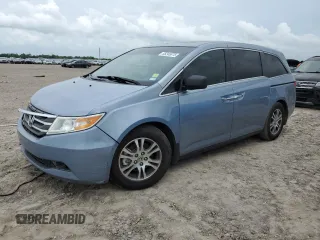 2011 Honda Odyssey EX-L with VIN 5FNRL5H63BB098207, listed as a Copart auction lot 55245875 with 127,197 mi miles and Salvage Title. Bid and sale history available at DreamBid. Image 2.