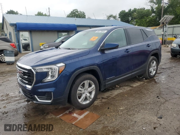 2022 GMC Terrain SLE with VIN 3GKALMEV8NL298044, listed as a Copart auction lot 60679945 with 68,814 mi miles and Salvage title. Bid and sale history available at DreamBid. Image 1.