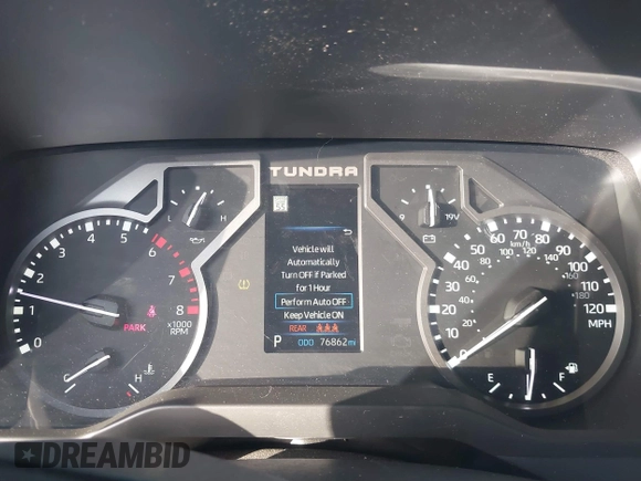 2022 Toyota Tundra 2WD SR5 with VIN 5TFLA5AB1NX001969, listed as a IAAI auction lot 41792254 with 76,862 mi miles. Bid and sale history available at carsss.com. Image 7.
