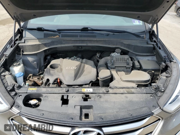 2016 Hyundai Santa Fe z VIN 5XYZU3LB5GG348536, wystawiony jako Copart lot #59877755 z przebiegiem 102 247 mil mil oraz Czysty tytuł • Clean title. Historia ofert i sprzedaży dostępna na DreamBid. Obrazek 12.