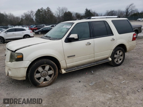 2007 Ford Expedition Limited with VIN 1FMFU19567LA78063, listed as a Copart auction lot 43695775 with 227,035 mi miles and Salvage Title. Bid and sale history available at carsss.com. Image 1.