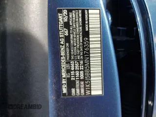 2021 Mercedes-Benz CLA with VIN W1K5J5BB5MN176359, listed as a Copart auction lot 42755525 with 40,311 mi miles and Salvage Title. Bid and sale history available at carsss.com. Image 13.