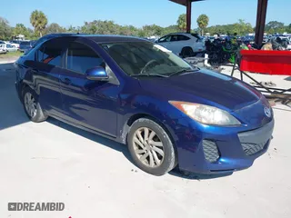 2012 Mazda Mazda3 i Touring with VIN JM1BL1VF2C1505054, listed as a IAAI auction lot 40409122 with 189,127 mi miles. Bid and sale history available at carsss.com. Image 1.