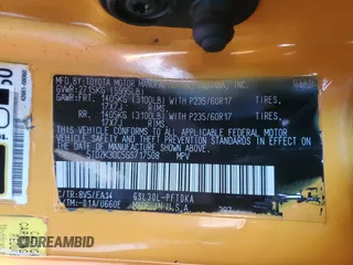2016 Toyota Sienna L with VIN 5TDZK3DC5GS717508, listed as a Copart auction lot 42339125 with 166,936 mi miles and Salvage title. Bid and sale history available at DreamBid. Image 13.