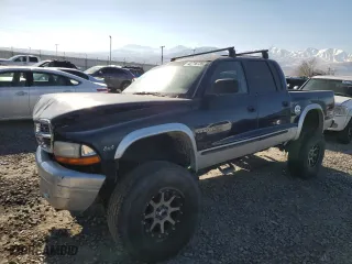 2002 Dodge Dakota SLT with VIN 1B7HG48N22S646167, listed as a Copart auction lot 42716735 with 184,598 mi miles and Salvage Title. Bid and sale history available at carsss.com. Image 1.