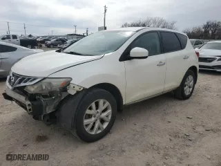 2012 Nissan Murano S with VIN JN8AZ1MU1CW103009, listed as a Copart auction lot 48693345 with 138,791 mi miles and Salvage Title. Bid and sale history available at carsss.com. Image 1.
