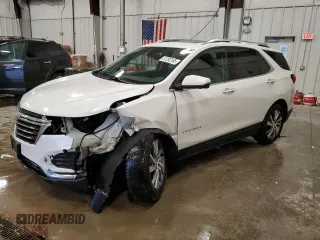 2022 Chevrolet Equinox Premier z VIN 2GNAXXEV5N6117690, wystawiony jako Copart lot #51292335 z przebiegiem 49 523 mil mil oraz Szkoda całkowita • Salvage title. Historia ofert i sprzedaży dostępna na DreamBid. Obrazek 1.