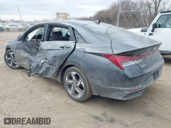 2021 Hyundai Elantra Limited with VIN 5NPLP4AG5MH013069, listed as a IAAI auction lot 41711016 with 43,769 mi miles and . Bid and sale history available at DreamBid. Image 3.