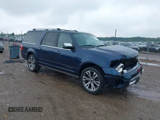 2015 Ford Expedition Max Platinum z VIN 1FMJK1MT7FEF36847, wystawiony jako IAAI lot #42366852 z przebiegiem 153 552 mil mil oraz . Historia ofert i sprzedaży dostępna na DreamBid. Obrazek 1.
