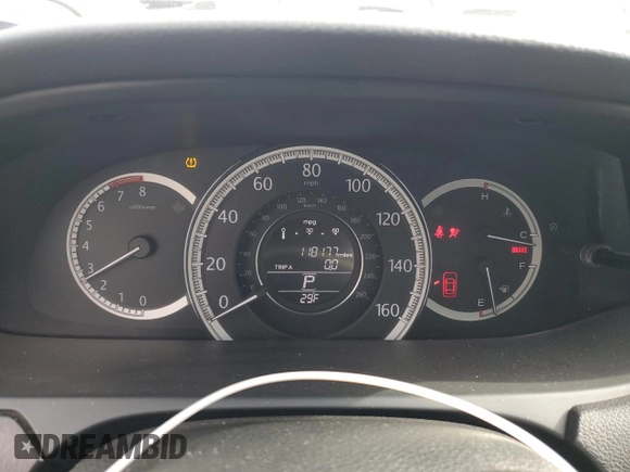 2014 Honda Accord Sedan EX-L with VIN 1HGCR2F81EA206863, listed as a Copart auction lot 46168435 with 118,177 mi miles and Clean Title. Bid and sale history available at carsss.com. Image 9.