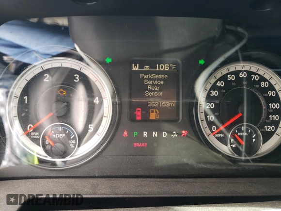 2016 Ram 3500 Tradesman with VIN 3C63RPGL0GG115741, listed as a Copart auction lot 67325394 with 362,153 mi miles and Clean Title. Bid and sale history available at carsss.com. Image 9.