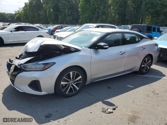 2022 Nissan Maxima SV with VIN 1N4AA6CV5NC505085, listed as a Copart auction lot 69453464 with 66,060 mi miles and Salvage Title. Bid and sale history available at carsss.com. Image 1.