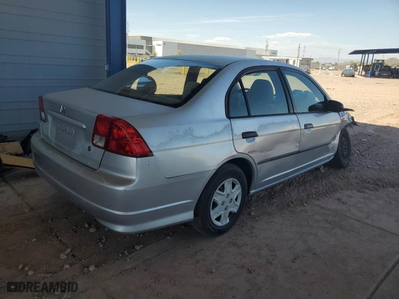 2005 Honda Civic Sdn VP SSRSv with VIN 2HGES16485H501805, listed as a Copart auction lot 75119984 with 198,062 mi miles and Salvage Title. Bid and sale history available at carsss.com. Image 3.