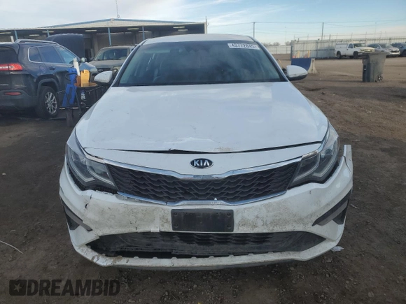 2019 Kia Optima LX with VIN 5XXGT4L32KG364232, listed as a Copart auction lot 43772845 with 45,402 mi miles and Salvage Title. Bid and sale history available at DreamBid. Image 5.