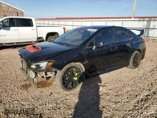 2018 Subaru WRX STI with VIN JF1VA2N67J9828237, listed as a Copart auction lot 77837494 with 109,769 mi miles and Salvage Title. Bid and sale history available at carsss.com. Image 1.