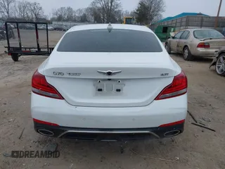 2020 Genesis G70 3.3T with VIN KMTG34LEXLU060919, listed as a IAAI auction lot 41619579 with 69,859 mi miles. Bid and sale history available at carsss.com. Image 17.