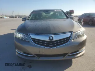 2015 Acura RLX Tech Pkg with VIN JH4KC1F52FC001004, listed as a Copart auction lot 48388385 with 248,635 mi miles and Salvage Title. Bid and sale history available at carsss.com. Image 5.