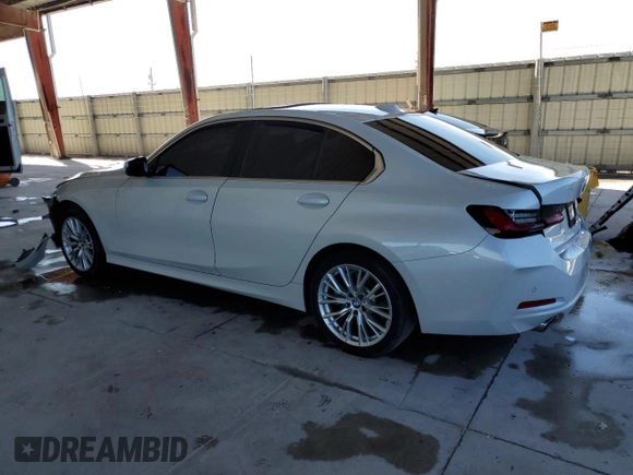 2024 BMW 3 Series 330i with VIN 3MW69FF02R8E64028, listed as a Copart auction lot 50001805 with 20,633 mi miles and Non Repairable. Bid and sale history available at carsss.com. Image 2.