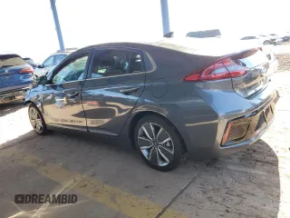 2019 Hyundai Ioniq Limited with VIN KMHC85LCXKU110859, listed as a Copart auction lot 59400815 with 75,901 mi miles and Salvage title. Bid and sale history available at DreamBid. Image 2.