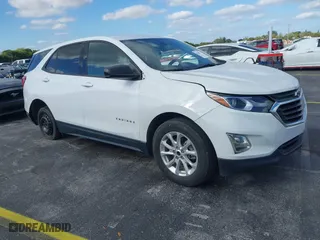 2019 Chevrolet Equinox LS with VIN 2GNAXHEV9K6237980, listed as a IAAI auction lot 41265515 with 84,437 mi miles. Bid and sale history available at carsss.com. Image 1.