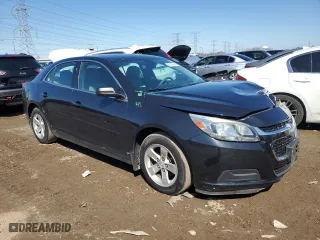 2015 Chevrolet Malibu LS with VIN 1G11B5SL9FF338921, listed as a Copart auction lot 50132095 with 47,211 mi miles and Salvage Title. Bid and sale history available at carsss.com. Image 4.