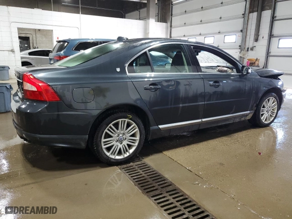 2009 Volvo S80 I6 Turbo with VIN YV1AR992591104746, listed as a Copart auction lot 43785005 with 216,292 mi miles and Salvage Title. Bid and sale history available at carsss.com. Image 3.
