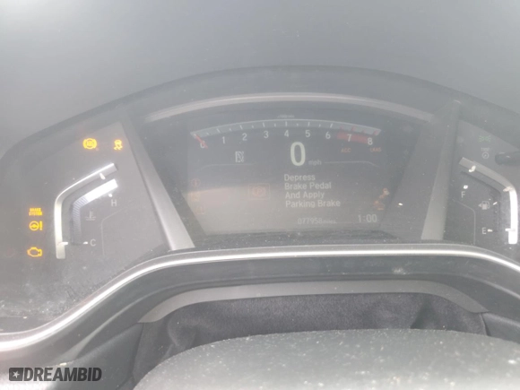 2017 Honda CR-V EX-L with VIN 7FARW1H85HE001670, listed as a Copart auction lot 49678065 with 77,958 mi miles and Salvage Title. Bid and sale history available at carsss.com. Image 9.