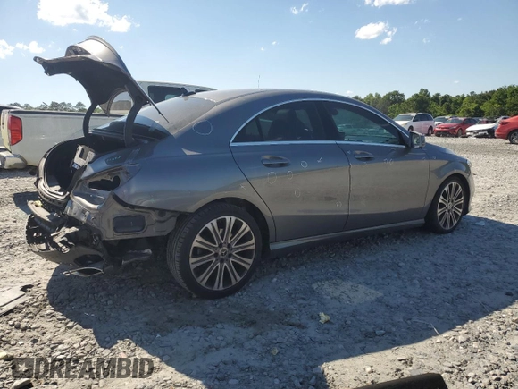 2019 Mercedes-Benz CLA 250 with VIN WDDSJ4EB4KN750178, listed as a Copart auction lot 57566195 with 62,918 mi miles and Salvage title. Bid and sale history available at DreamBid. Image 3.
