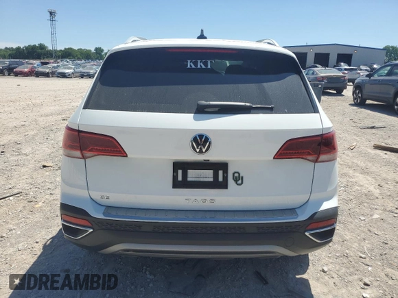 2022 Volkswagen Taos SE z VIN 3VVRX7B28NM063198, wystawiony jako Copart lot #56203605 z przebiegiem 35 220 mil mil oraz Szkoda całkowita • Salvage title. Historia ofert i sprzedaży dostępna na DreamBid. Obrazek 6.
