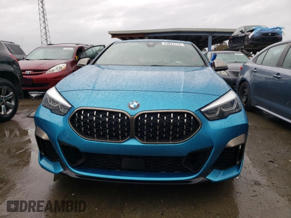2020 BMW 2 Series M235i xDrive with VIN WBA13AL0XL7F95755, listed as a Copart auction lot 43822723 with 30,111 mi miles. Bid and sale history available at carsss.com. Image 5.