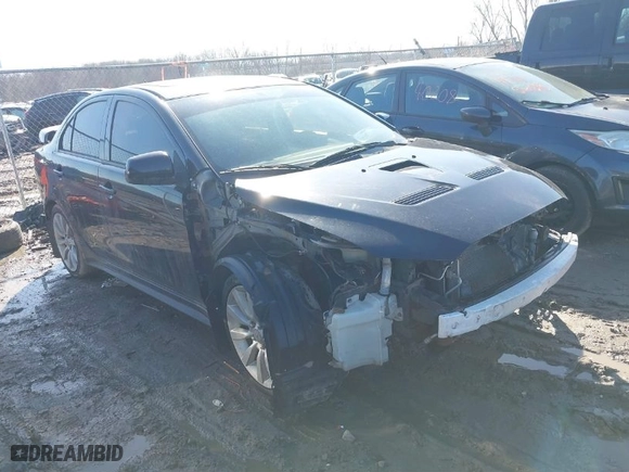 2009 Mitsubishi Lancer GTS with VIN JA3AU86W89U014025, listed as a IAAI auction lot 41748245 with 106596 miles. Bid and sale history available at carsss.com. Image 1.